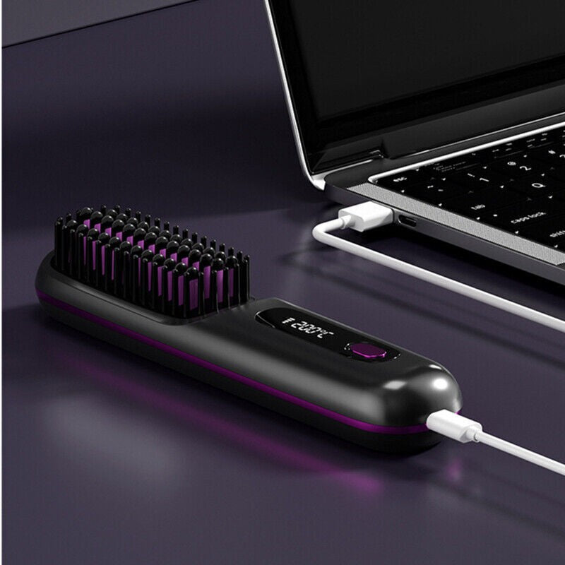 Go Brush Pro Mini Cordless Rechargeable Hair Straightener