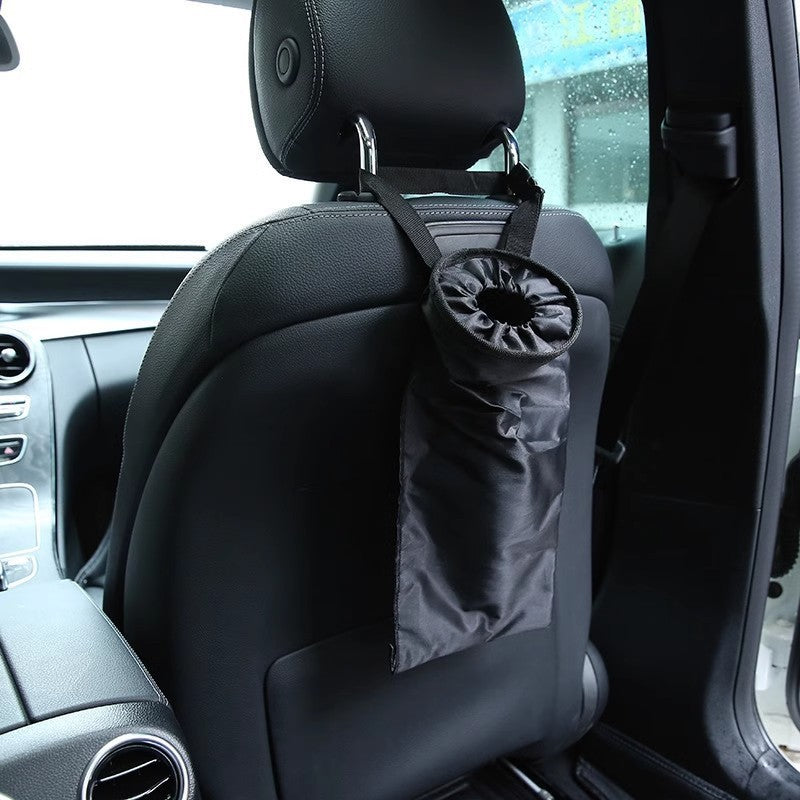 Car Bin Seat Back Trash Garbage Holder Hanging Waste Basket Storage Organizer
