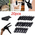 40 PCS Awning Tarp Clips Set Tent Clamp Buckle Camping Tool Heavy Duty Black UK