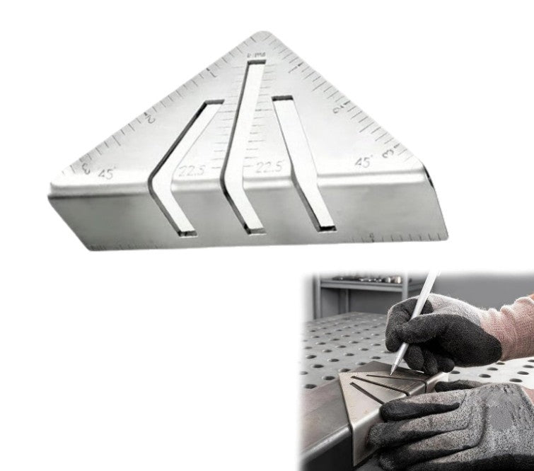 Professional Heavy Duty Metalworking Miter Square,Carpenter Triangle Ruler