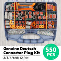 For Deutsch DT Connector Plug Kit 438pcs With Crimp Tool Automotive #DT-KIT3-TR