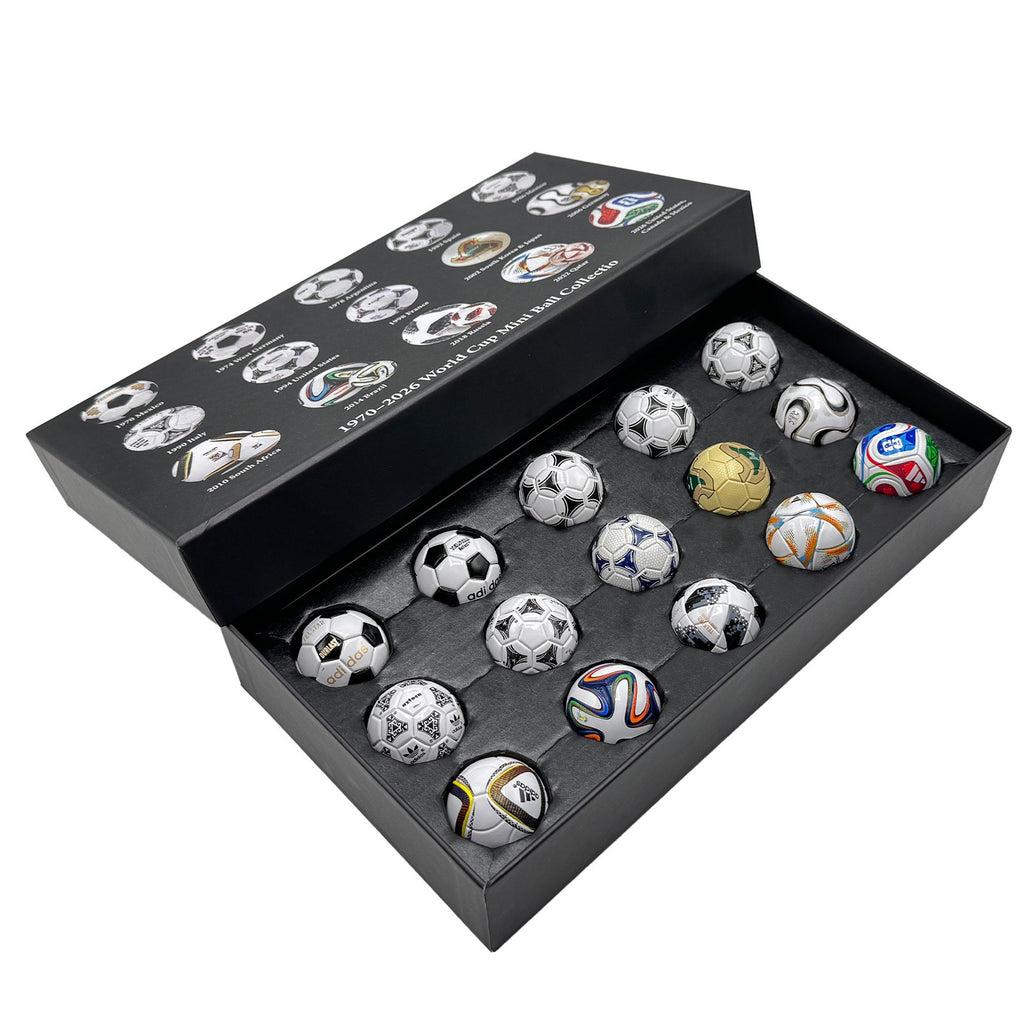 Historical FIFA World Cup Soccer Mini Ball Set 1970-2026 Collection Gift UK
