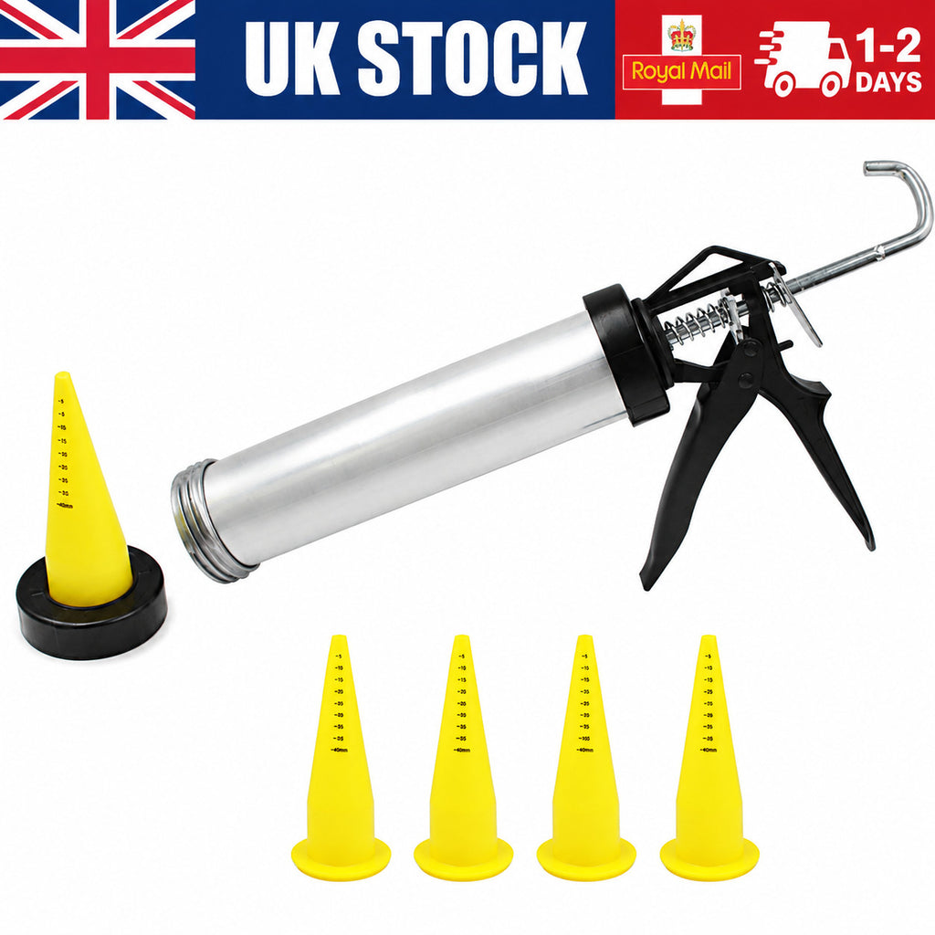 Carp Fishing Boilie Gun with 4pcs Spare Nozzles Sausage Bait Ball Making Tackle