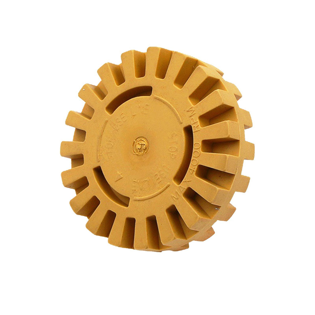 Effortless Paint Removal with 4 Inch Rubber Wheel and Power Drill Adapter