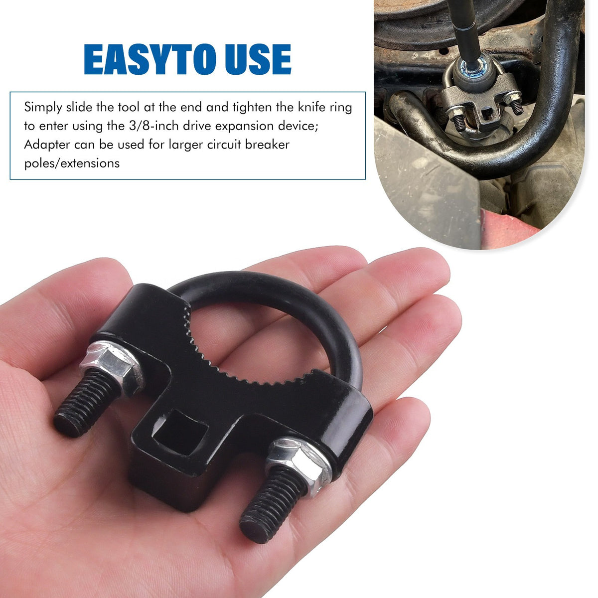Inner Tie Rod Removal Tool 3/8 Inch Low Profile Tool Car Kit For Tie Rod End UK