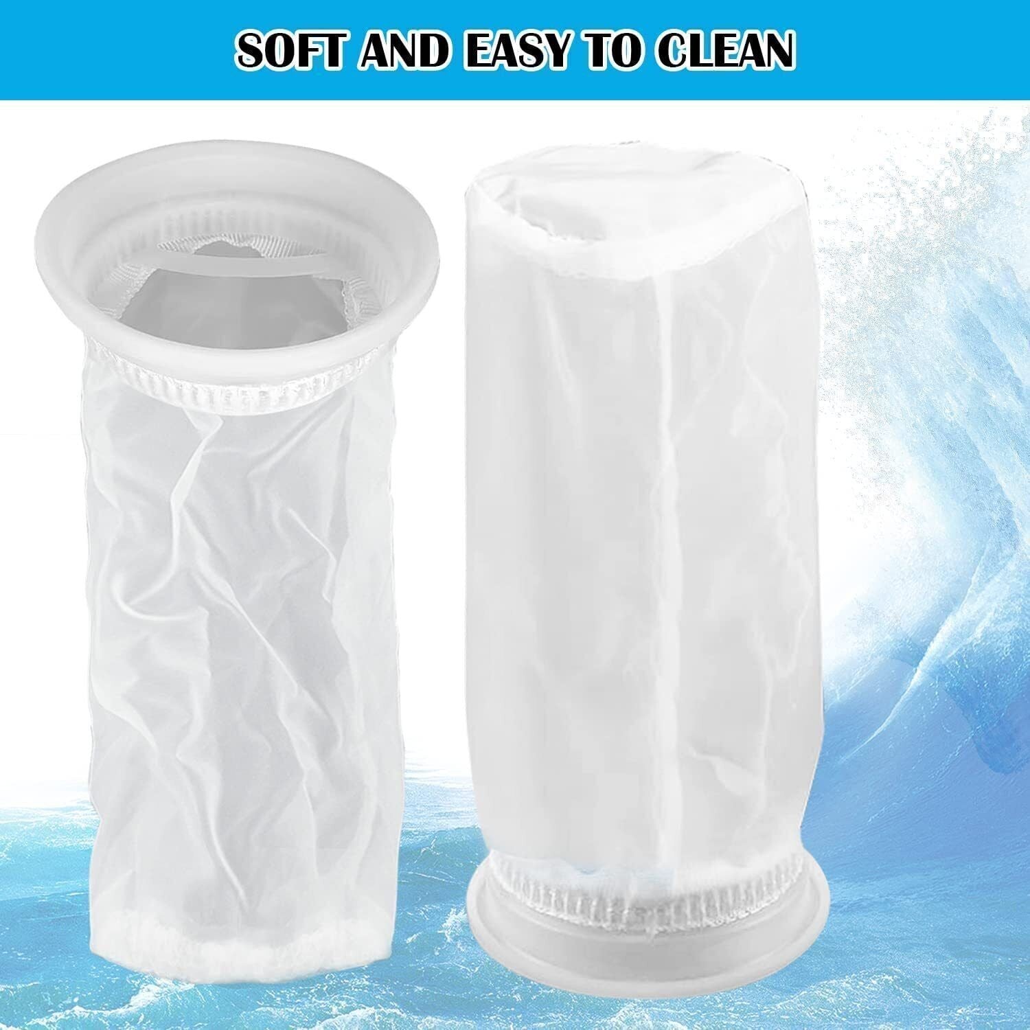 4x IBC Lid Filter Nylon Washable IBC Cover Filter Rain Water Tank Filter Mesh
