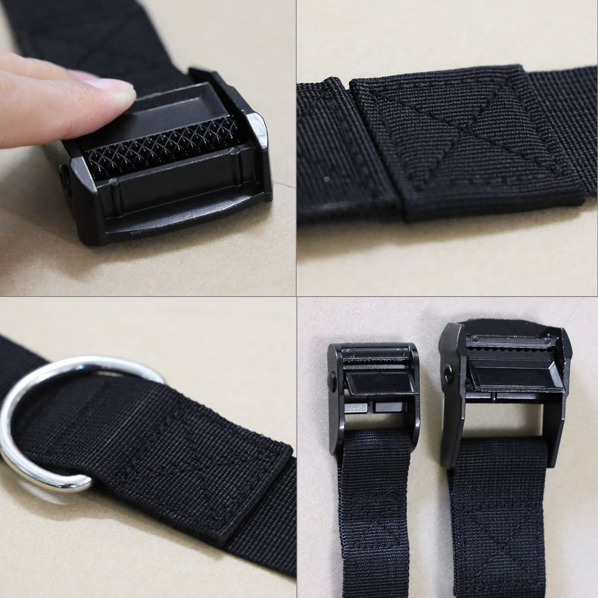 Door Anchor for Resistance Band Workouts – Multi-Point Strap Gym Equipment Tool