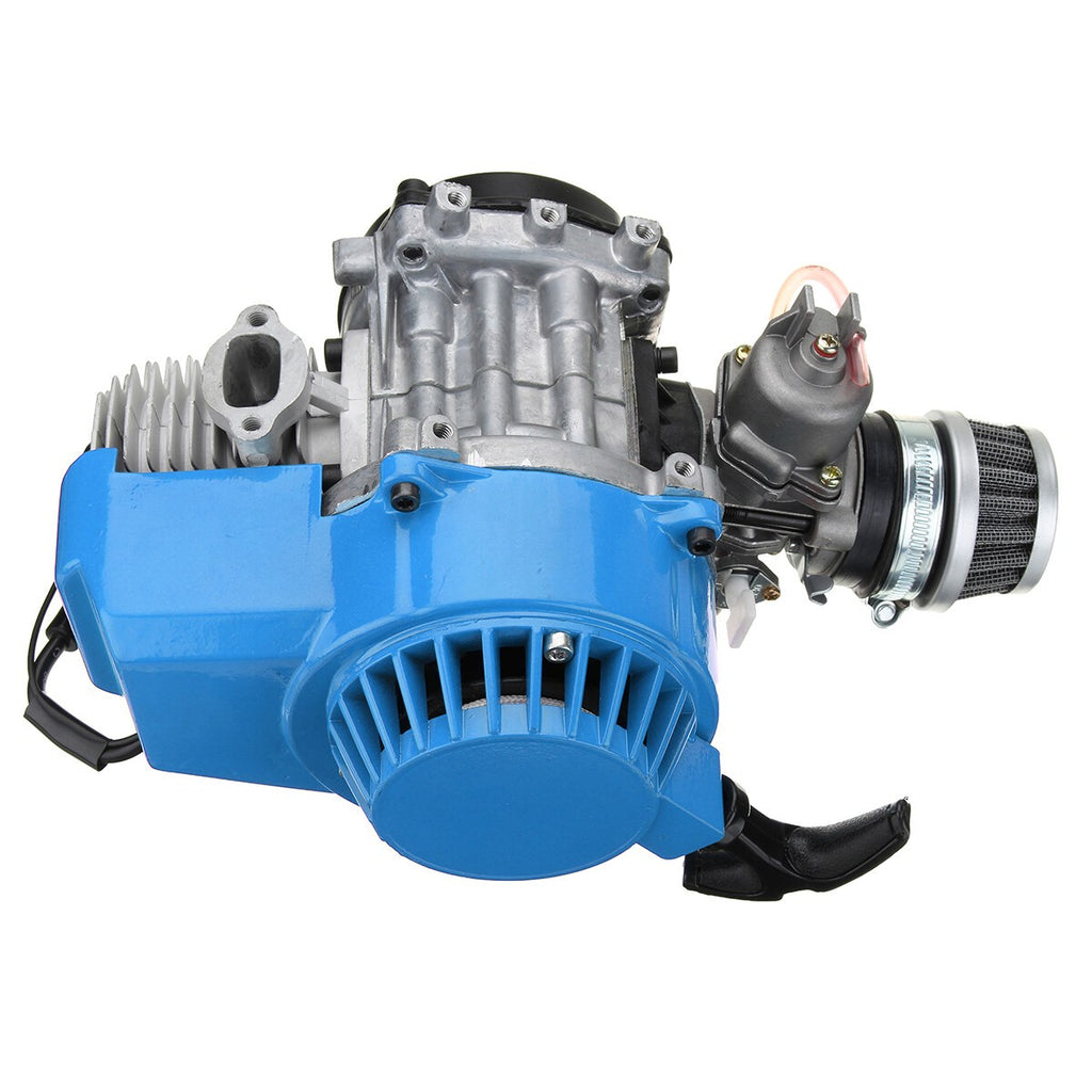 49CC 2-Stroke PullStart Pull Start Engine Air Filt Mini Motor Quad ATV Dirt Bike