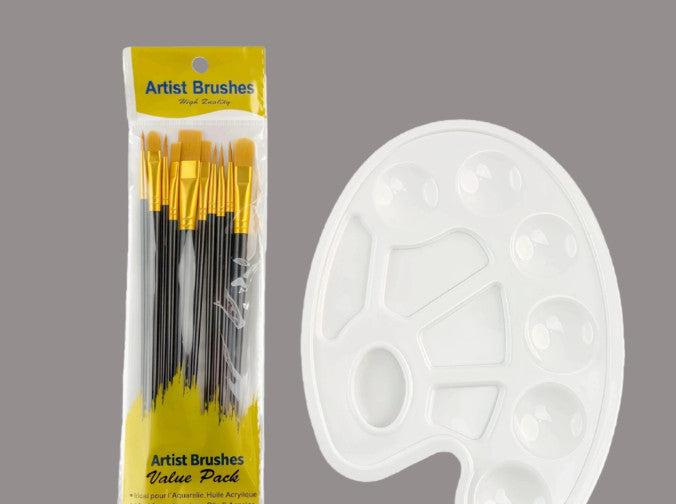 1 Set of Pigment Mixing Plates Drawing Lightweight Painting Painting Accessories