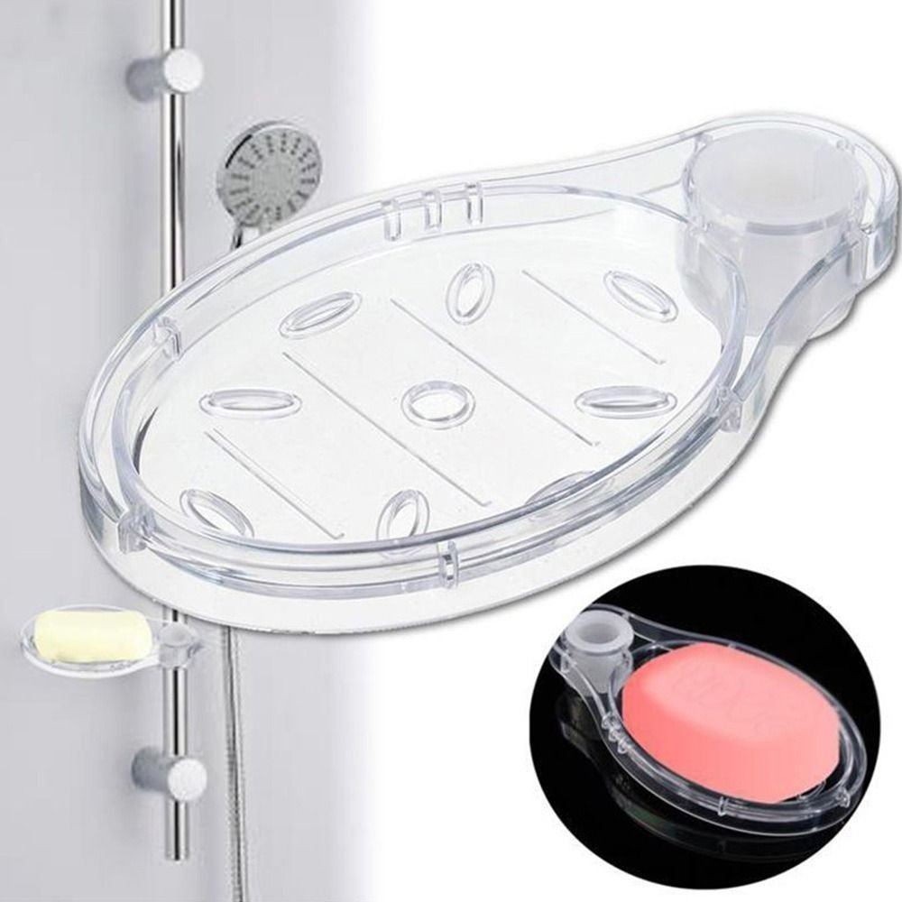 Mounted Shower Rod Soap Holder Soap Dish Lifting Rod Soap Rack Soap Organizer