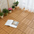 12Pack Heavy Duty Deck Tiles - Anti-Slip Interlocking Floor 30x30cm Outdoor UK