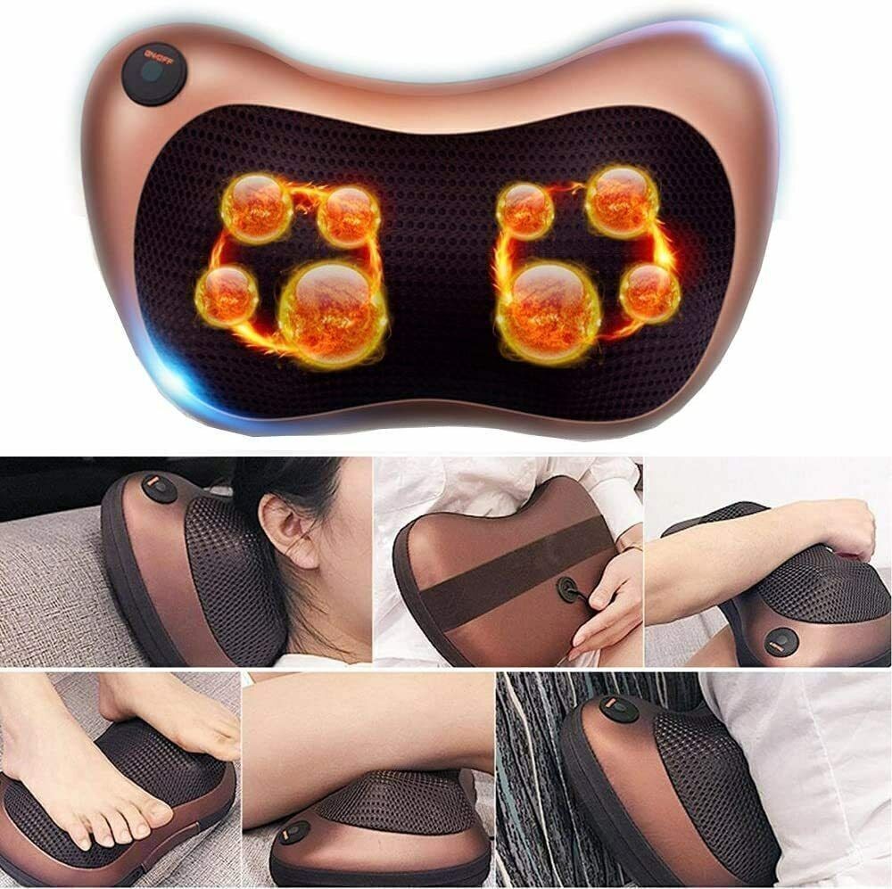 Massager Neck and Back Heated Massage Electric Shiatsu Pillow Vibrating Machine