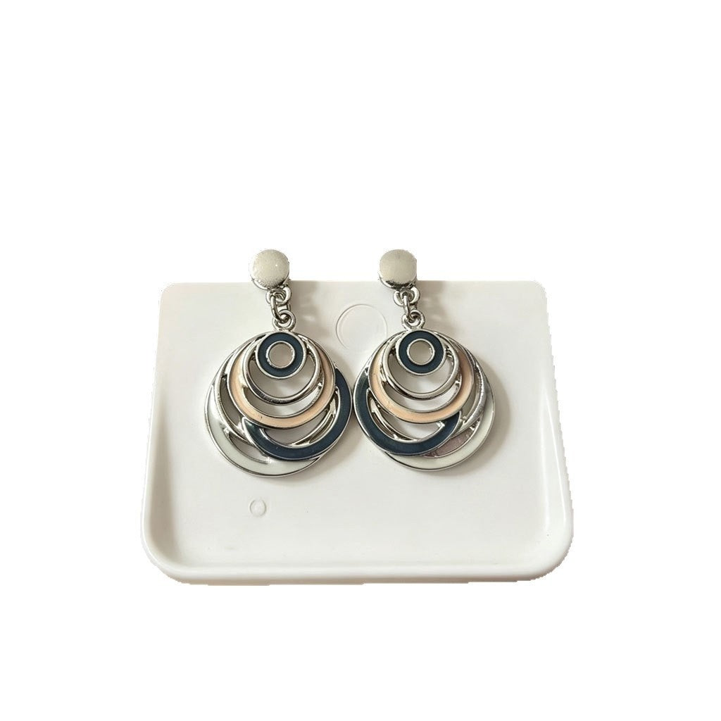 Retro Bohemian-style Enamel Earrings