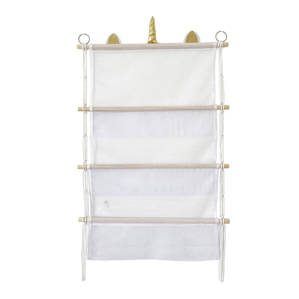 Wall Hanging Toy Organizer 3 Tier Plush Toy Storage Net for Nursery Bathroom