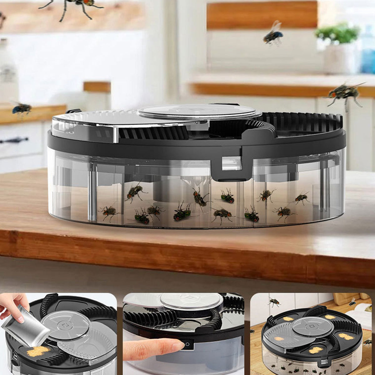 Electric Fly Trap Indoor Home Fly Catcher Automatic Rotating Mosquito Catcher´