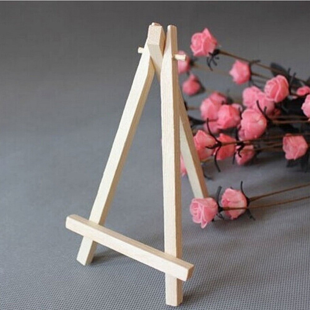 Mini Wooden Cafe Table Number Easel Wedding Place Name Card Holder Stan A5WU sh