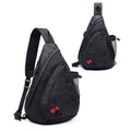 Men's Large Sling Bag Cross Body Water-resistant Gym Travel Chest Pack