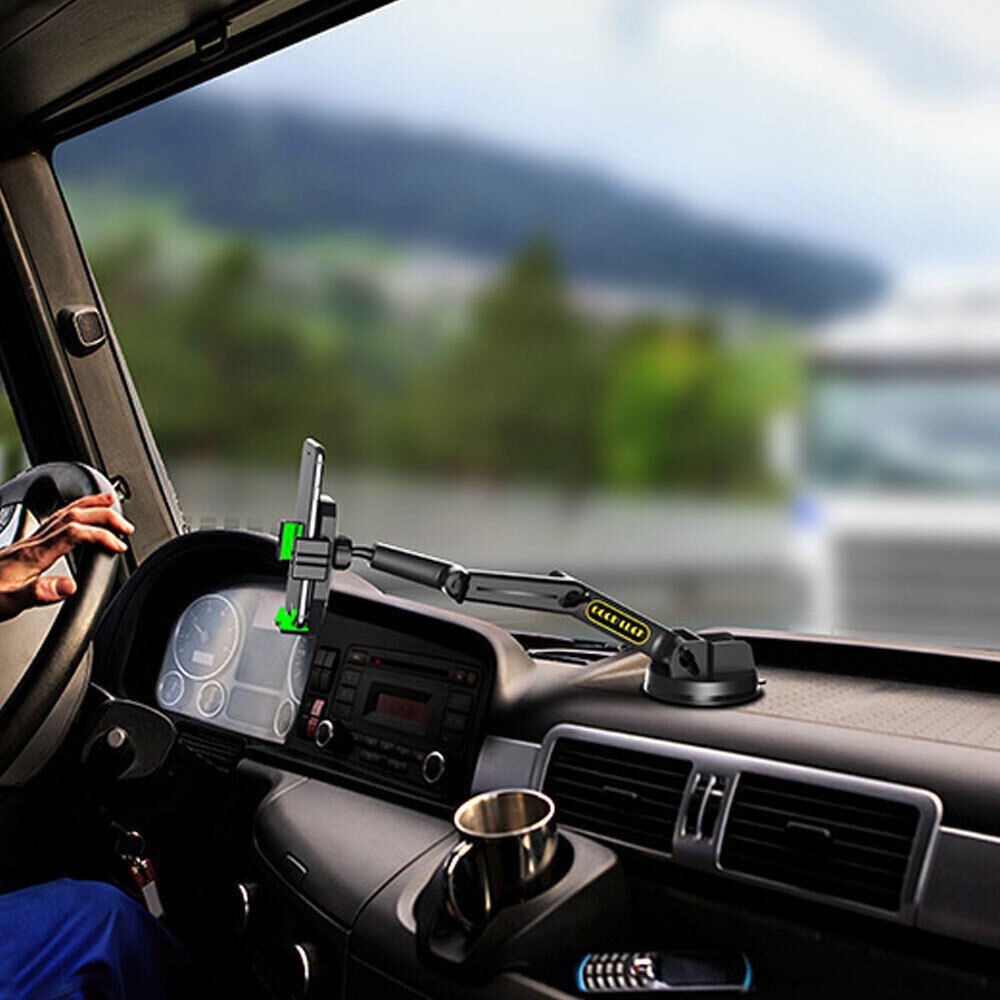 Heavy Duty HGV Truck 43cm Phone Holder Suction Mount Windscreen Cradle 11cm