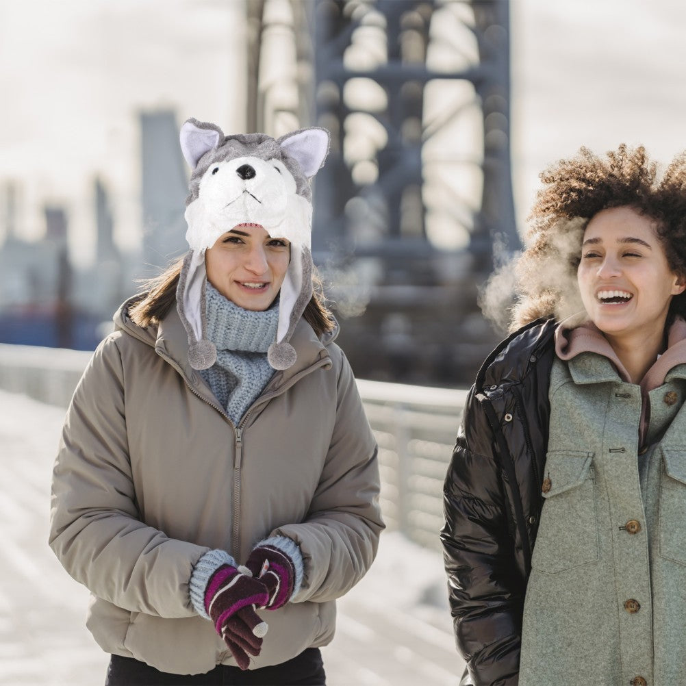 Winter Plush Strap Hat Thickened Ear Protective Furry Men Cap Warm