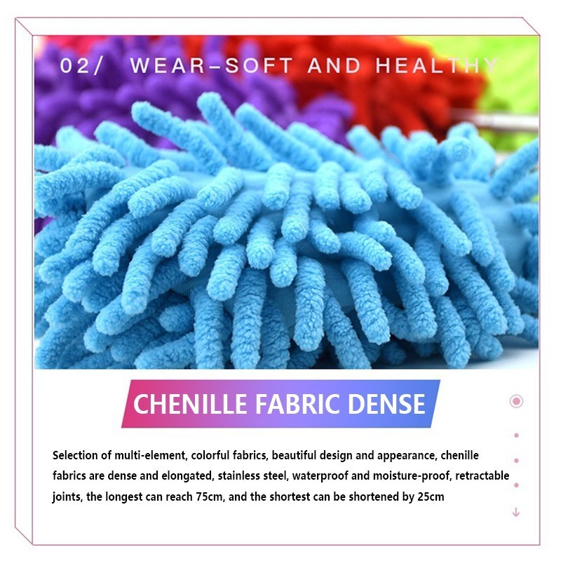 TELESCOPIC MAGIC MICROFIBRE CLEANING FEATHER DUSTER EXTENDING BRUSH EXTENDABLE