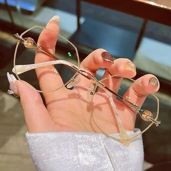 Women's Diamond Fashion Anti-Blue Light Presbyopia Reading Glasses