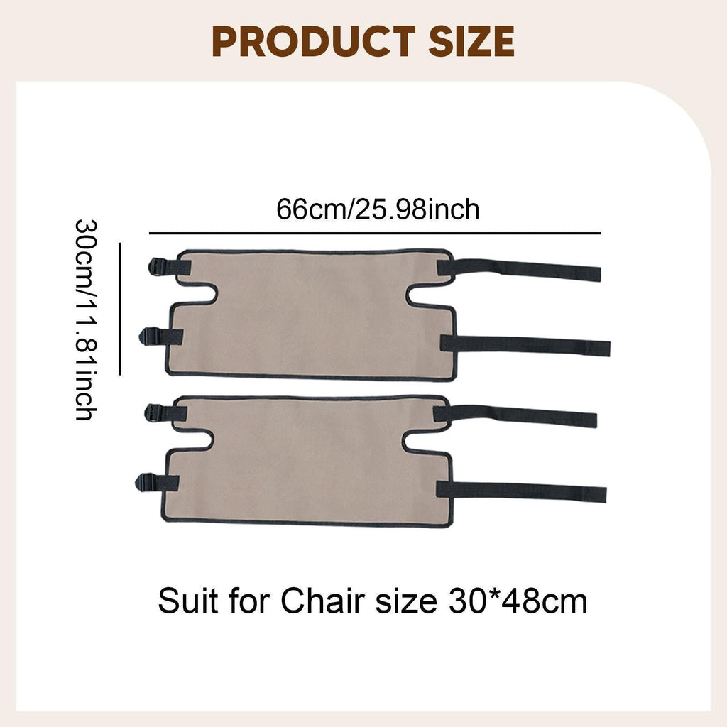 Outdoor Folding Chair Accessory Double Layer Oxford Cloth Backrest Cushion for