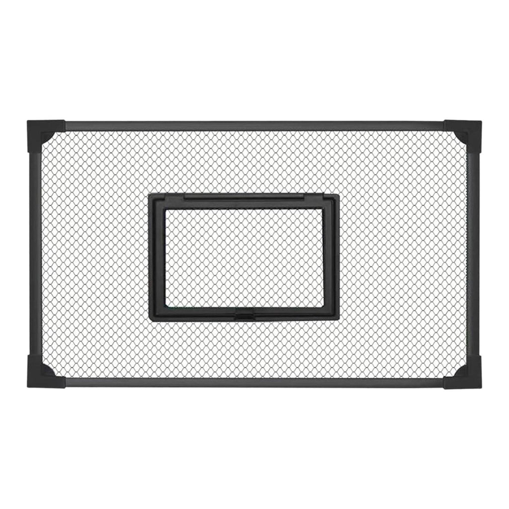 Fish Tank Lid Self Assembly Anti Jump Net Cover Magnetic Black Aquarium Hood