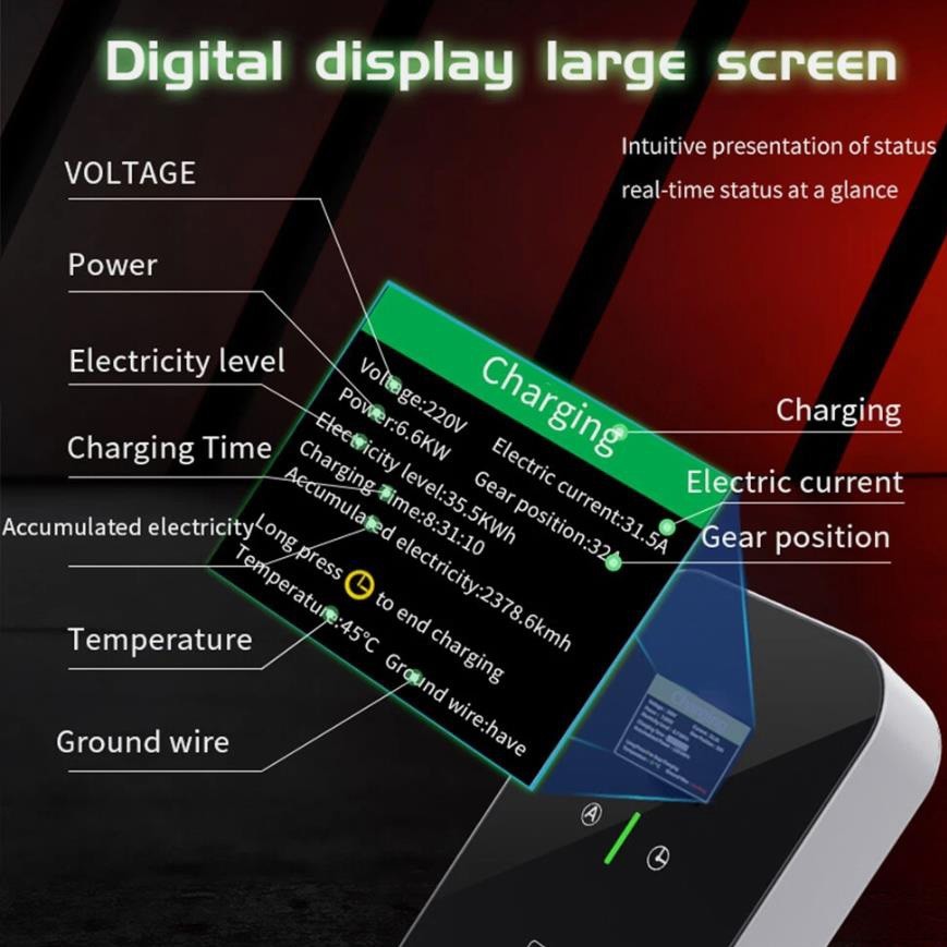 32A 7KW EV Charger Type 2 Electric Car Charging Station With 5M Cable UK