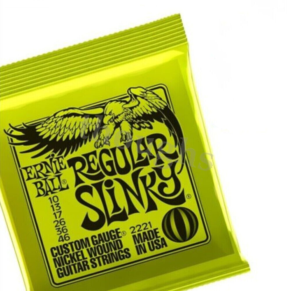 3Pack Ernie Ball Regular Slinky Nickel Wound Electric Guitar Strings 2221 KM1