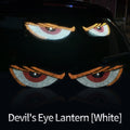USB Dynamic Devil Eyes LED Matrix Light for Car Window with Strobe Function