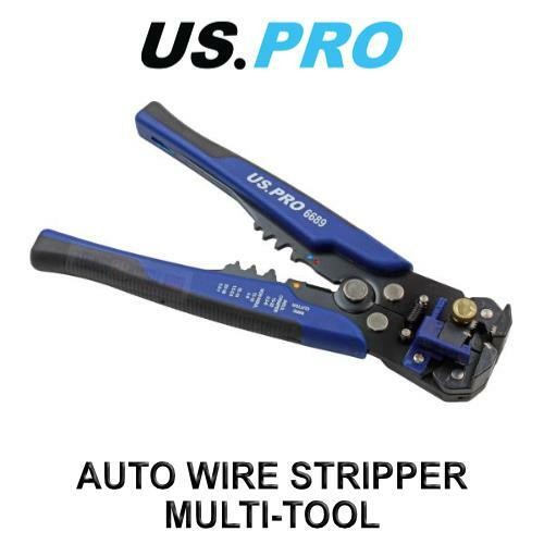 UK Tools Auto Adjusting Wire Stripper, Cutter, Terminal Crimper Multi-tool