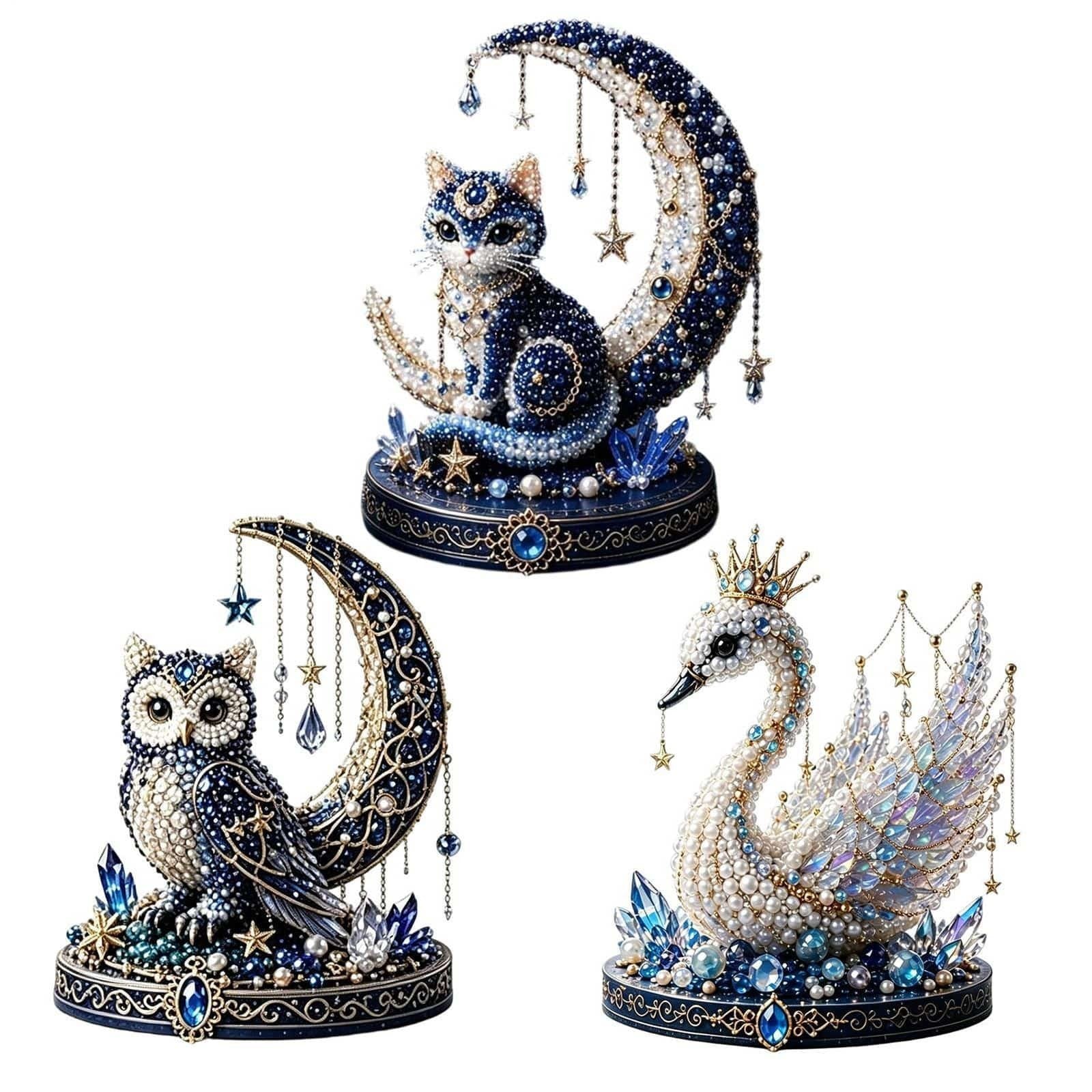 Bead Animal Making Kit 3D Cute Toys DIY Crafts Art Beading Kit