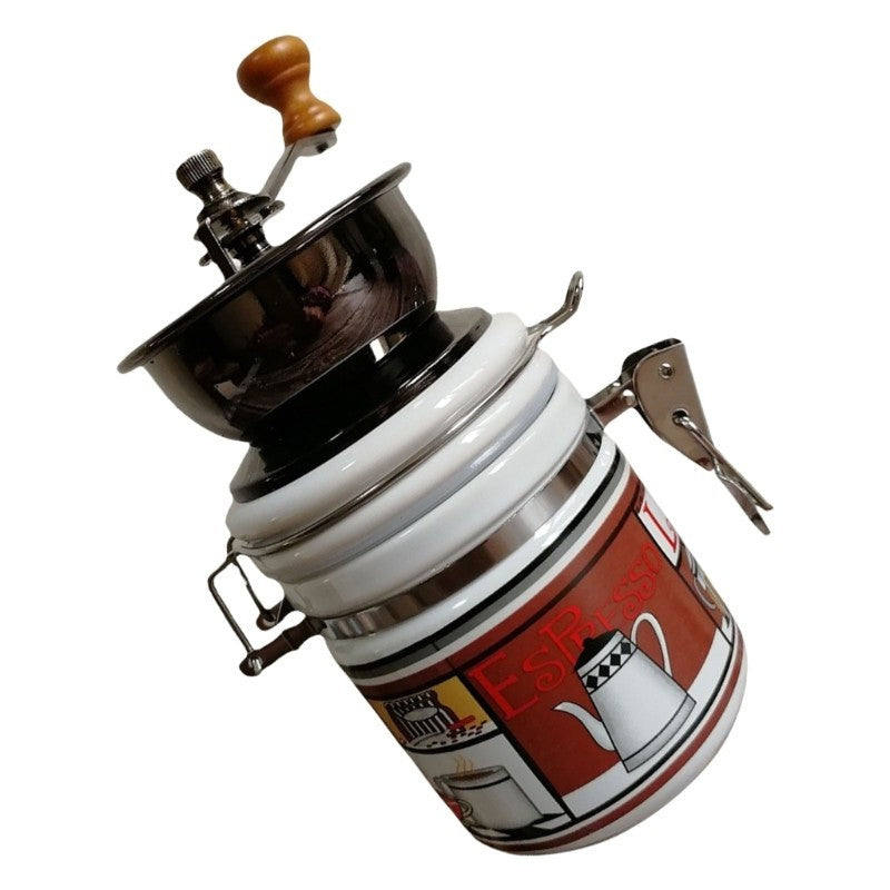 Portable Vintage Coffee Grinder Unique Manual Coffee Mill for Travels & Camping