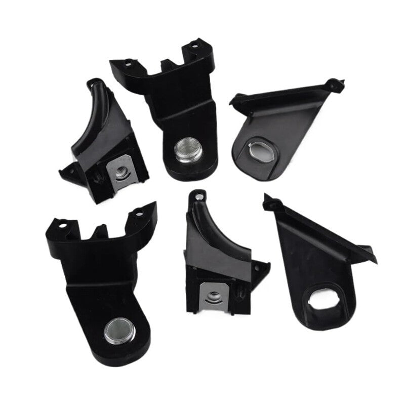 2*Front Left Right Headlight Bracket Repair Kit 51816681/2 for Fiat 500 2007-15.
