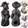 Plague Doctor Incense Burner Halloween Ornament Mr. Mini Crow Statue Home Decor