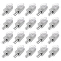 Shelf Support Pegs (for 9mm/0.35" Thickness) 20Pcs Glass Holder for Bedroom