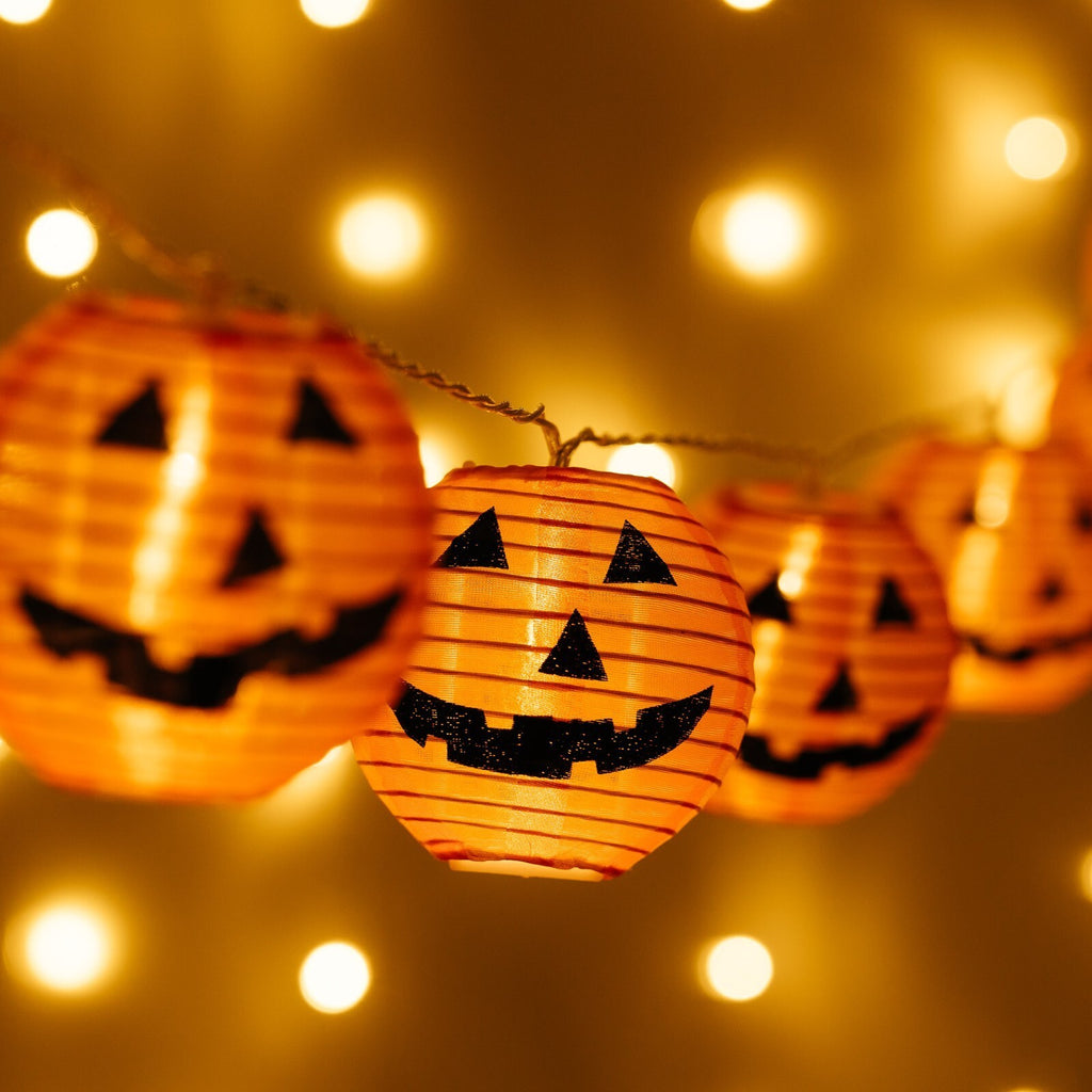 Halloween String Lights Pumpkin Lamp Light Up Indoor Outdoor Garden Party Decor