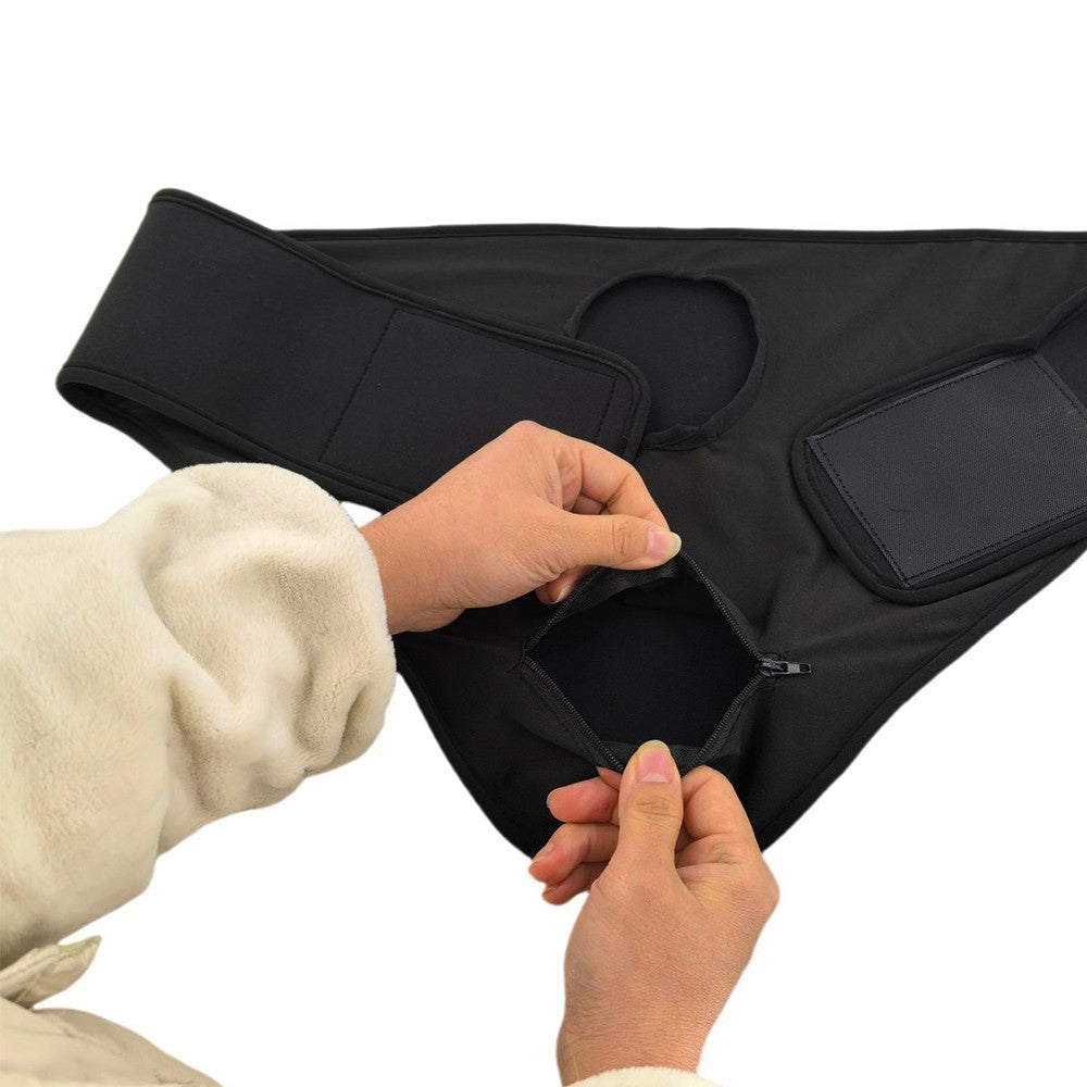 M L XL Stoma Bag Stealth Belt Soft Oxford Fabric Stoma Bag Cover Black UK FAST