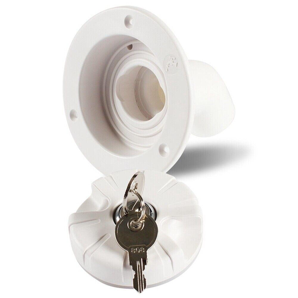 Fresh Water Locking Inlet Hatch Filler Cap Set For Motorhome Camper Caravan UK