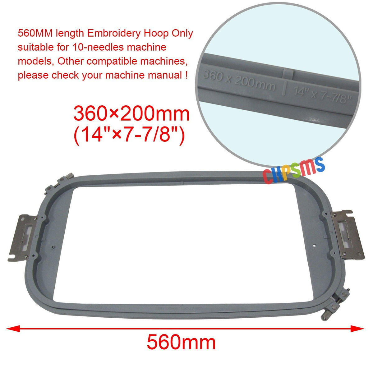 Embroidery Hoop FOR Brother PR600,PR620,PR650,PR655,PR1000,PR1000E,PR1055,VR