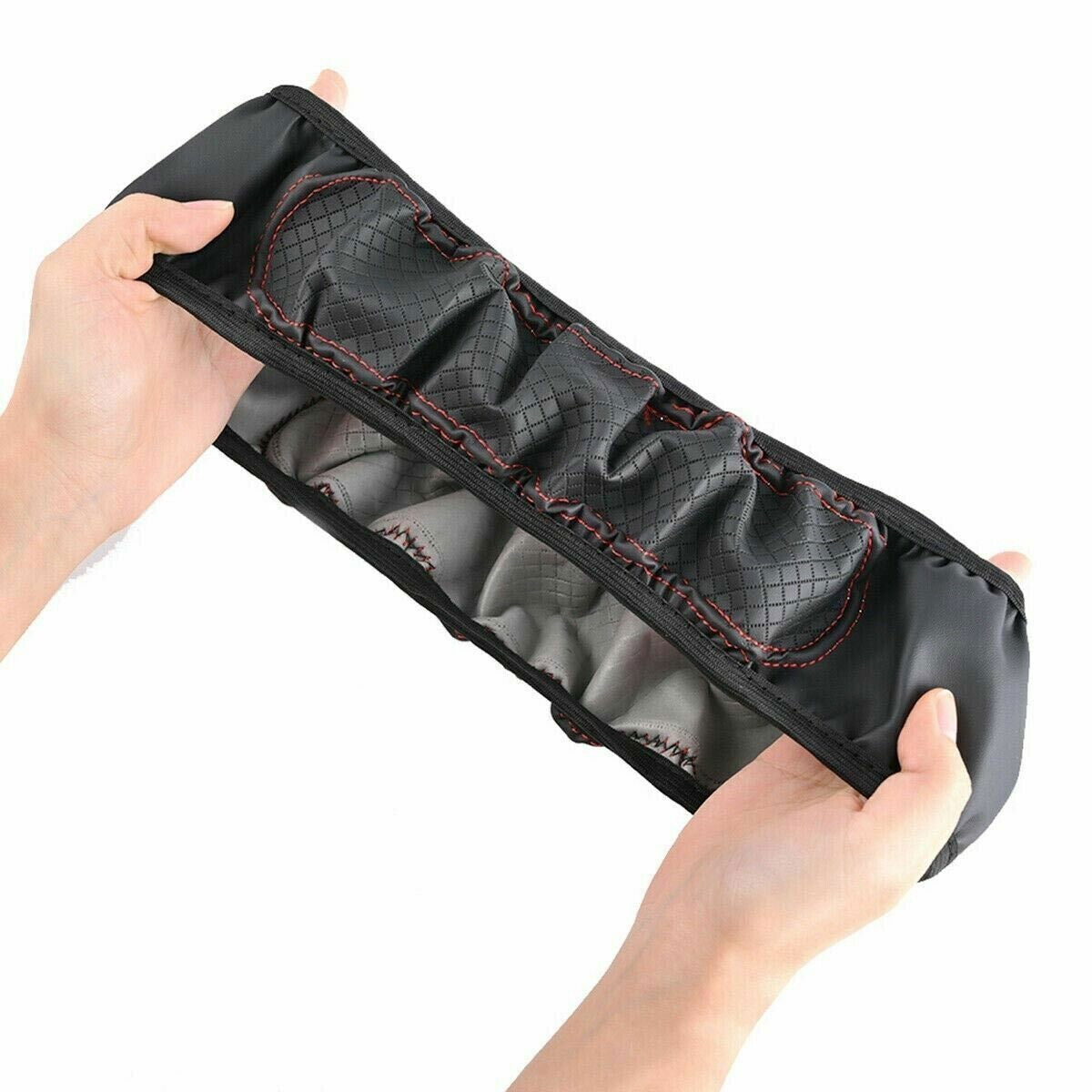 15" Universal Car Steering Wheel Cover Anti Slip PU Leather Comfortable 38cm UK