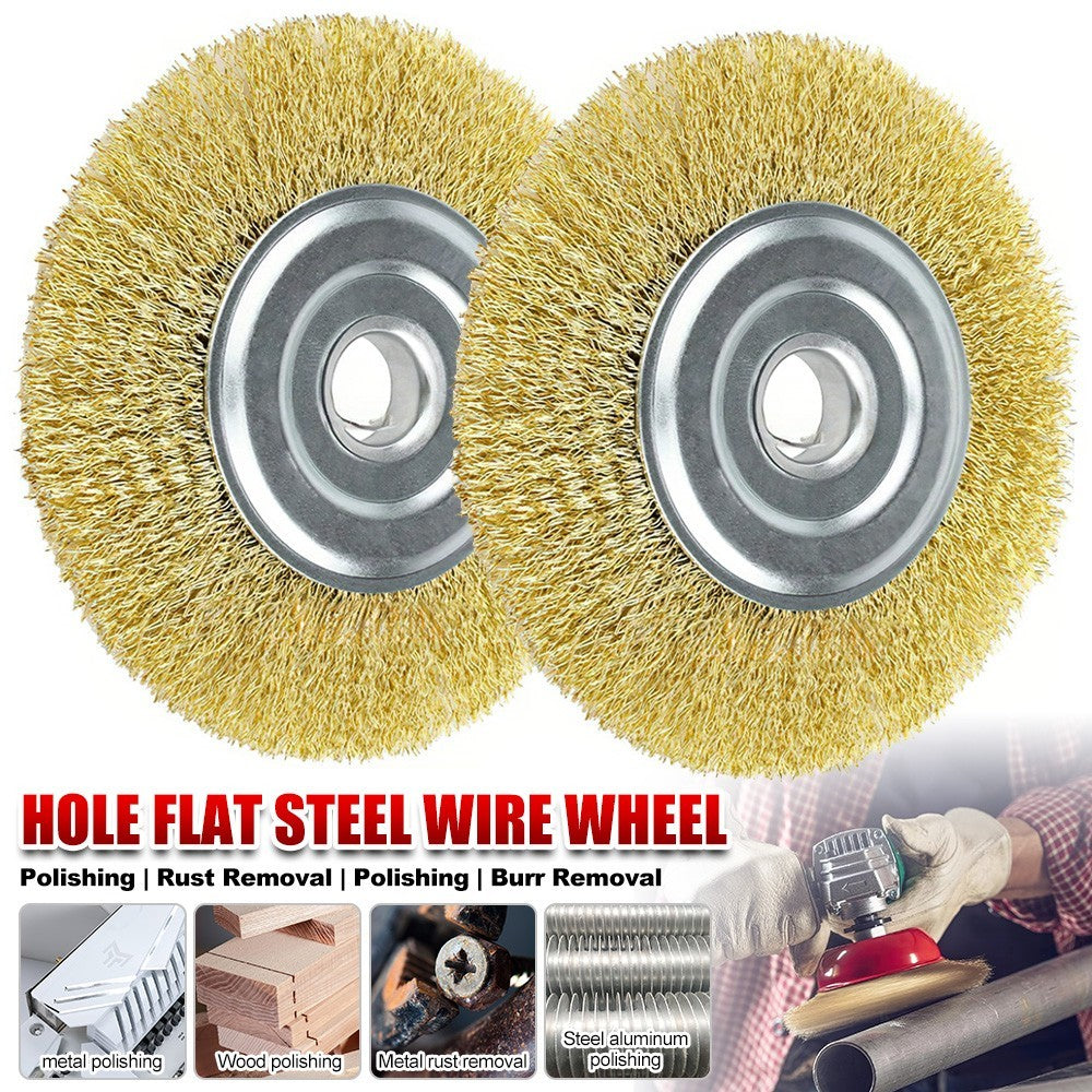2x For Ryobi RAC814 Wire Brush 115mm Wire Brush for the Ryobi Patio Cleaner NEW