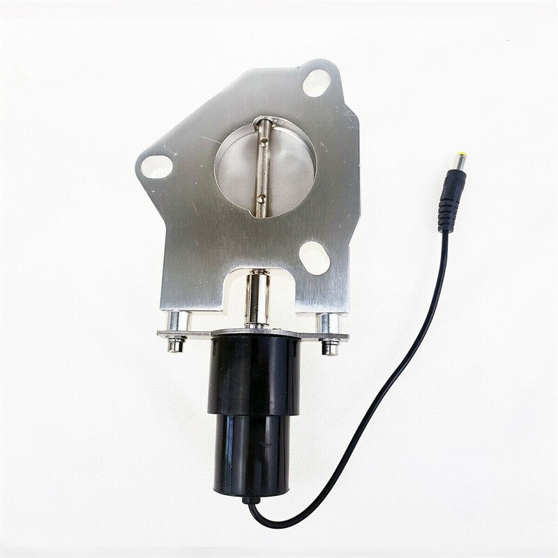 3" Electric Exhaust Control Motor Butterfly Valve Kit w/Screws Stainless Steel