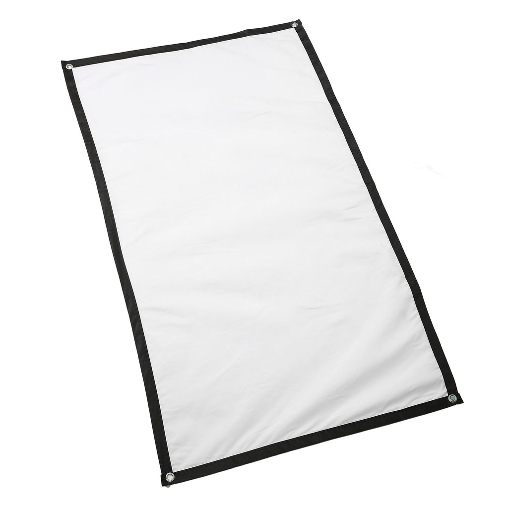 84Inch Projector Screen 16:9 Hd Projection Screen With Hook For Indoor Outdo BAJ
