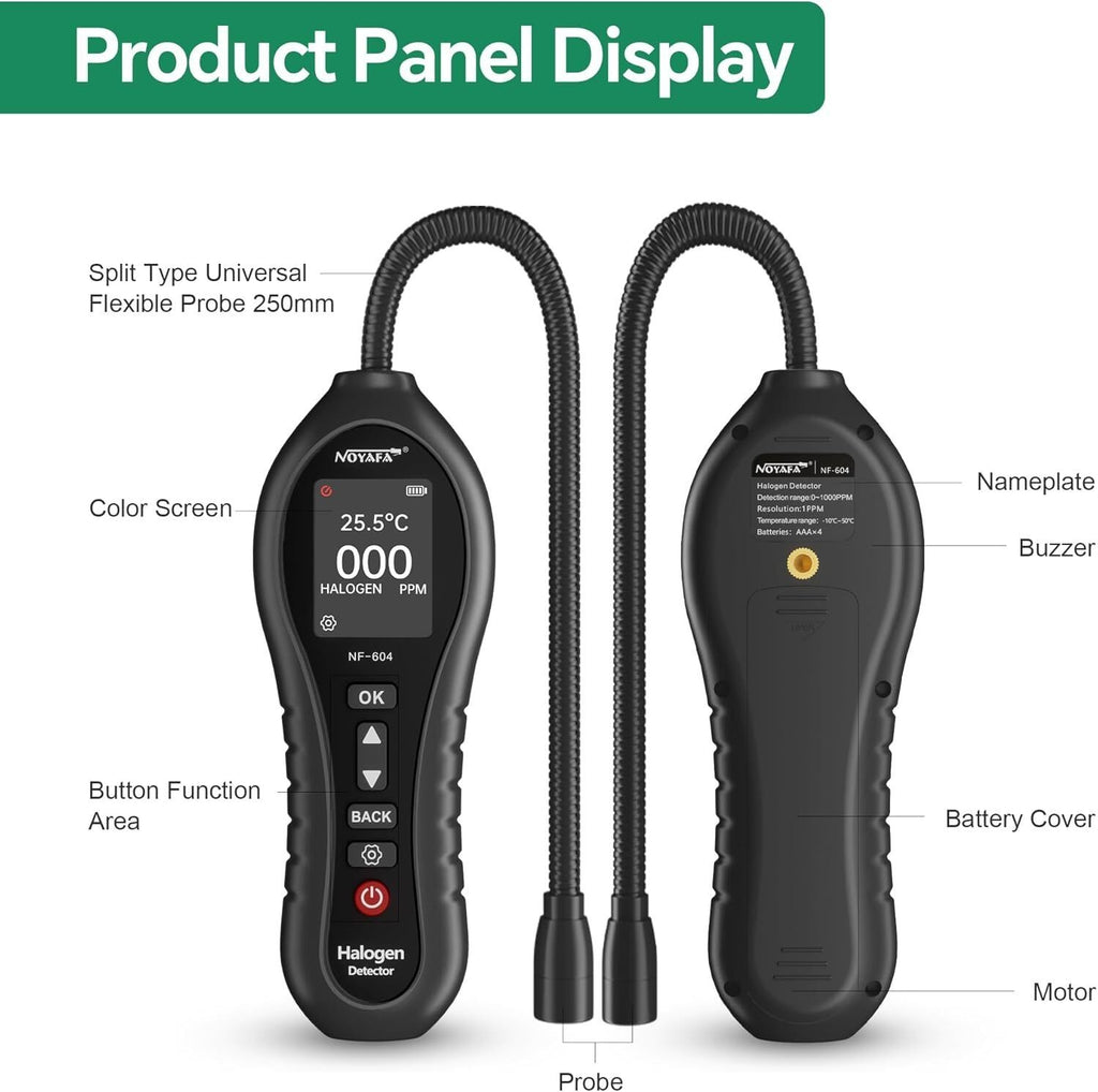 NF-604 Climate Leak Detector Refrigerant Leak Detector Air Conditioners R22 R134