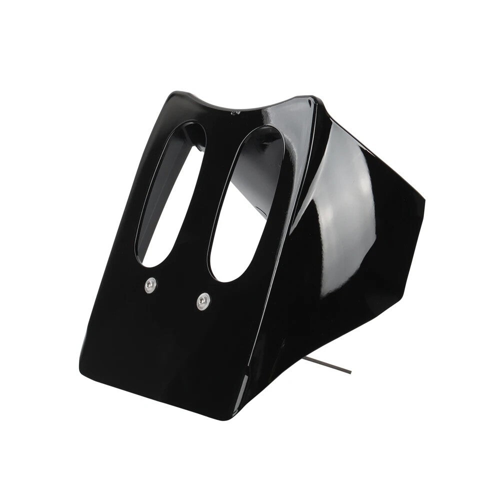 BLACK BACK FRAME CHIN SPOILER FOR SOFTAIL STREET BOB FXBB BREAKOUT FAT BOY BOB.*