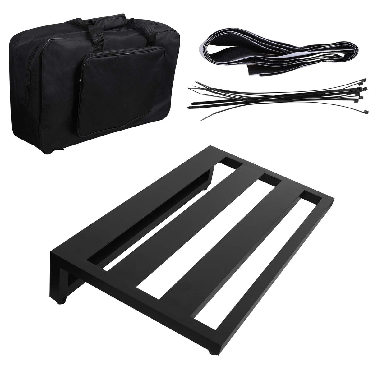 Large Size Guitar Effect Pedal Board Aluminum Alloy Pedalboard with Carry Bag