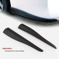 2Pcs Carbon Fiber Car Bumper Corner Protector, Anti-Rub Body Trim Strip Guard