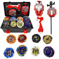 Beyblade Burst Set w/ Sparking Launcher Grip + Portable Storage Box Case Gift UK
