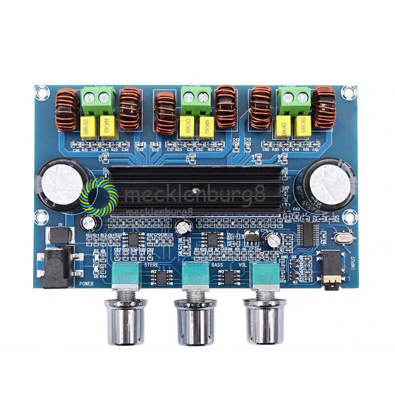 TPA3116D2 Bluetooth 5.0 2.1 Channel 2*50W+100W Digital Power Amplifier Board DIY